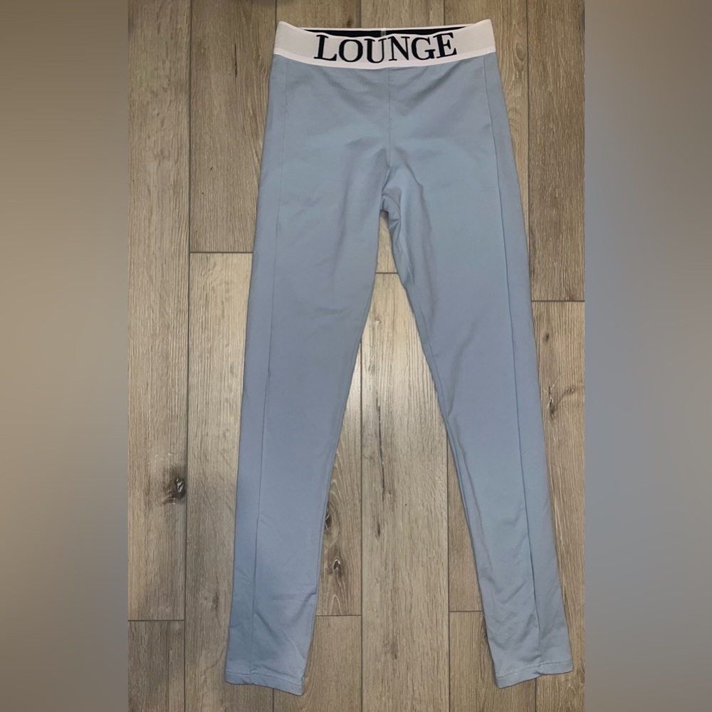 Lounge brand logo Light Blue Leggings